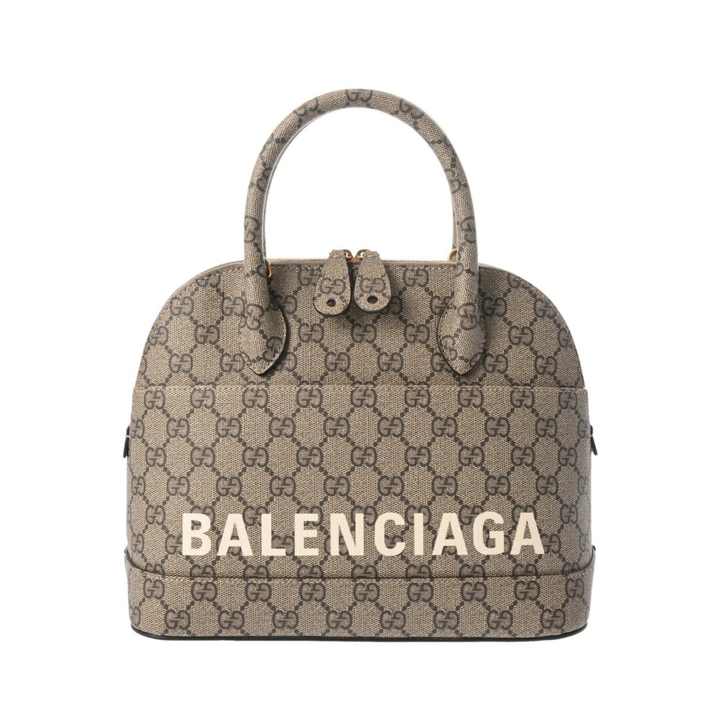 Balenciaga Handbag GUCCI Collaboration Ville  Gray - Picture 2 of 9